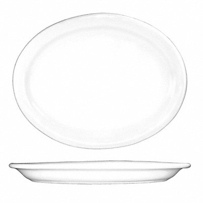 Platter 11-1/2x9 European White PK12 MPN:BR-13