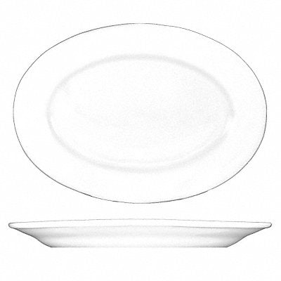 Platter 7-1/8x4-5/8 European White PK36 MPN:DO-80