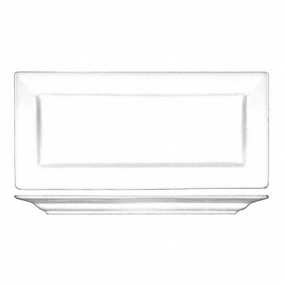 Platter 14x7 Bright White PK12 MPN:EL-14