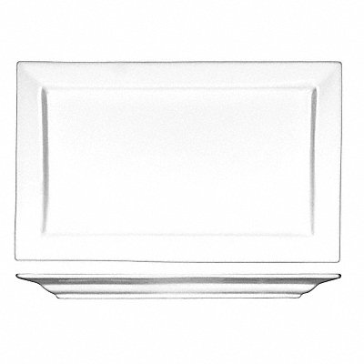 Platter 9-7/8x6 Bright White PK36 MPN:EL-16