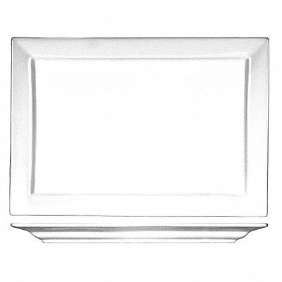 Platter 12x7-7/8 Bright White PK6 MPN:EL-26