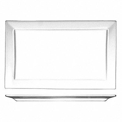 Platter 11x6-3/4 Bright White PK12 MPN:EL-27