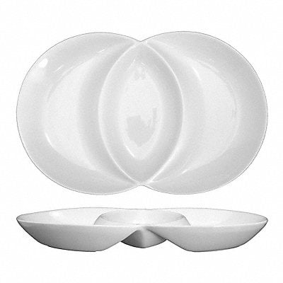 Unity Double Well Plate 7 Oz White PK24 MPN:FA2-12