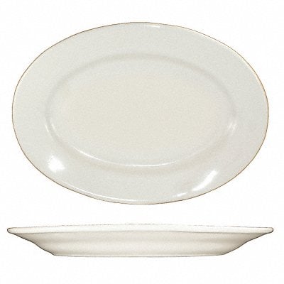 Platter 13-1/2x9-1/2 American White PK12 MPN:RO-48