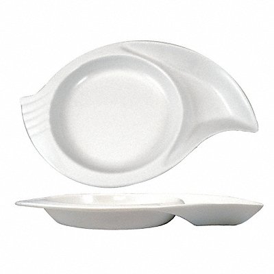 Snail Plate 10-1/2 White PK36 MPN:SN-16-EW