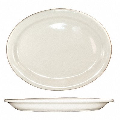 Platter 9-3/4x7 American White PK24 MPN:VA-12