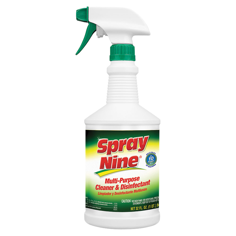 Spray Nine Cleaner/Disinfectant, 32 Oz Bottle (Min Order Qty 6) MPN:26832