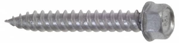 Sheet Metal Screw: #9, Hex Washer Head, Hex MPN:560100