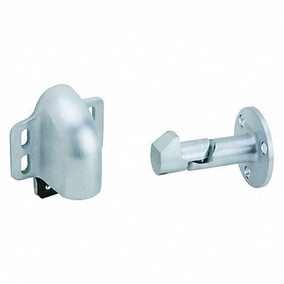 Door Stop 3-11/16 in H Wall Mount MPN:WS45 US26D