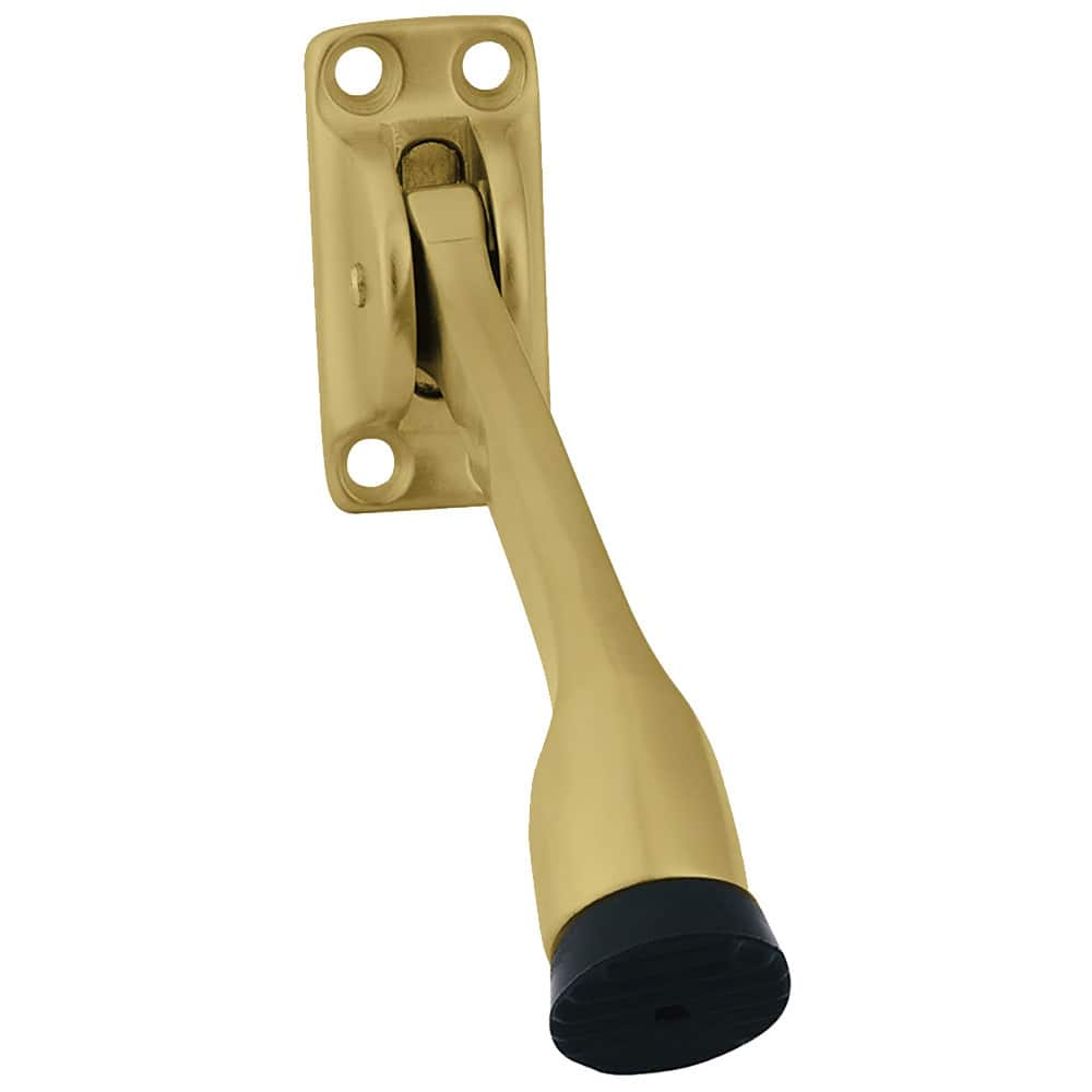 Stops, Type: Kick Down Floor Stop , Finish/Coating: Satin Brass , Projection: 4 (Inch) MPN:FS452-4 US4