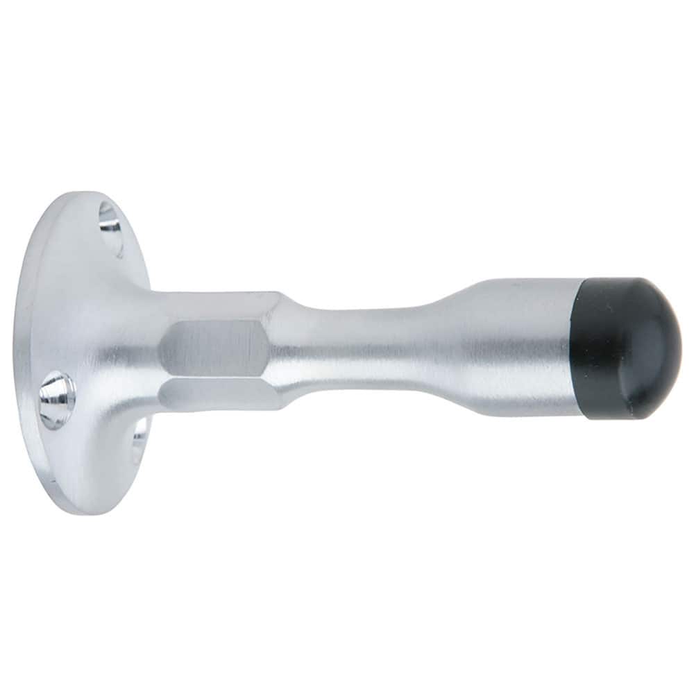 Stops, Type: Wall Stop , Finish/Coating: Satin Chrome , Projection: 3-3/4 (Inch) MPN:WS11X US26D