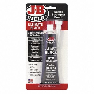 Adhesive Sealant 3 oz Tube Black MPN:32329