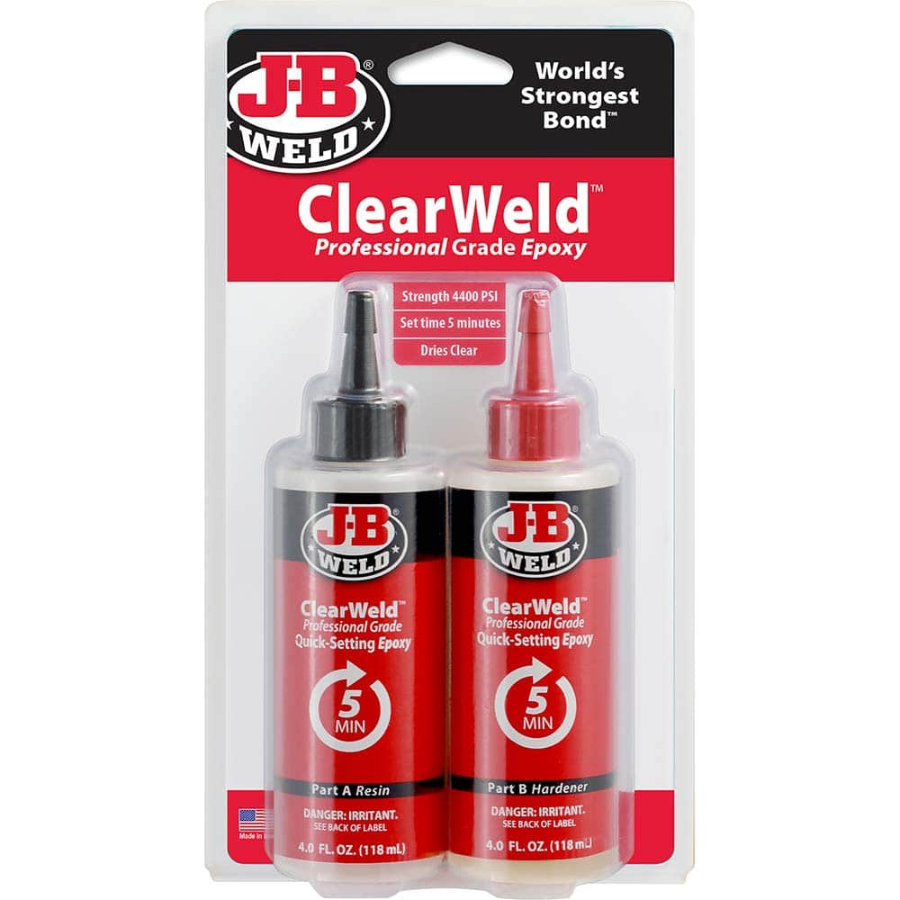 Two-Part Epoxy: 8 oz, Bottle Adhesive MPN:50240H