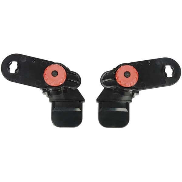 Hard Hat Capmount Adapter: Plastic, Black, Use with Slotted Hard Hat MPN:38426