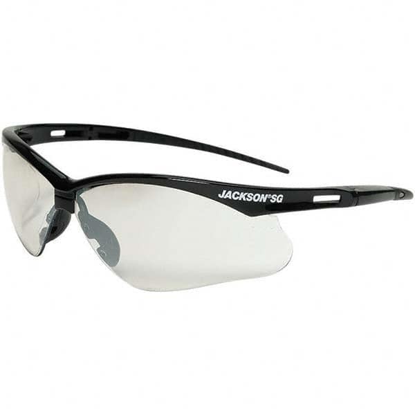 Safety Glass: Scratch-Resistant, Polycarbonate, Mirror Lenses, Full-Framed, UV Protection MPN:50004