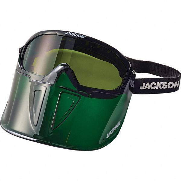 Safety Goggles: IR Filter, Uncoated, Green Polycarbonate Lenses MPN:21001