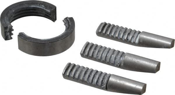 Drill Chuck Jaw & Nut Unit: 34 Compatible, Use with Plain Bearing Drill Chuck MPN:JCM7424