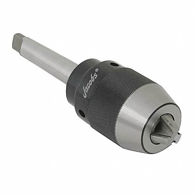 Drill Chuck Keyless Steel 0.630 In 3MT MPN:31414