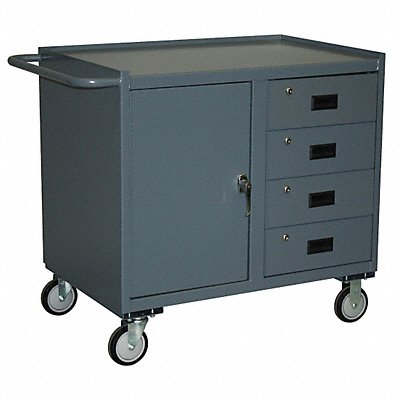 Mobile Cabinet Bench Steel 42 W 27 D MPN:JF236R700GP