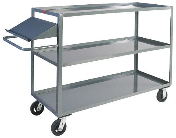 Order Picking Utility Cart: Steel, Gray MPN:CO260-P6