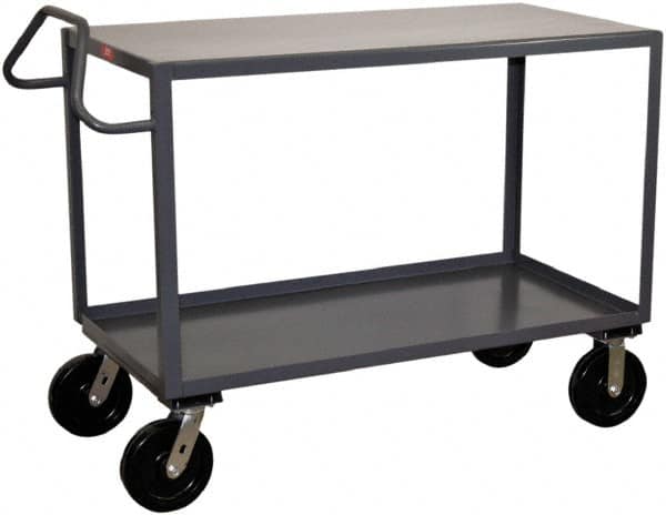 Heavy-Duty Service Utility Cart: Steel, Gray MPN:EN248P8