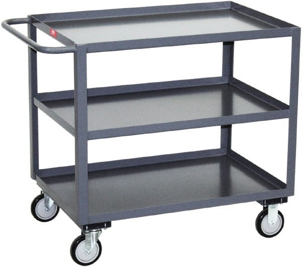 Service Utility Cart: Steel, Gray MPN:SC136-U5