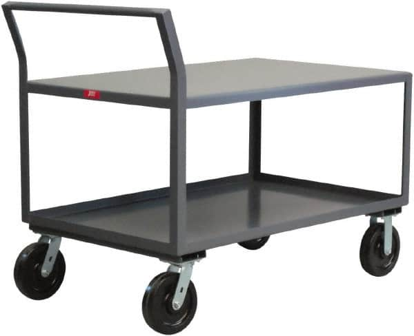 Heavy-Duty Service Utility Cart: Steel, Gray MPN:SW236P8