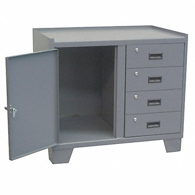 Combo Drawer Cabinet 33 H 36 W Gray MPN:JK136GP