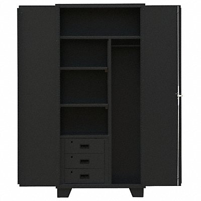 Combo Wrdrb/Drawer Cab 78 H 36 W Black MPN:MK236BL