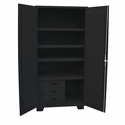 Combo Drawer Pgbrd Cab 78 H 36 W Black MPN:GV236BL