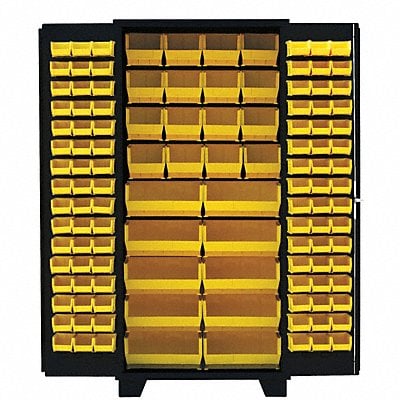 Bin Cabinet Louvered 78 H 36 W 24 D MPN:DF236BL