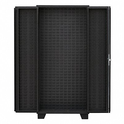 Bin Cabinet Louvered 78 H 36 W 24 D MPN:HO236BL