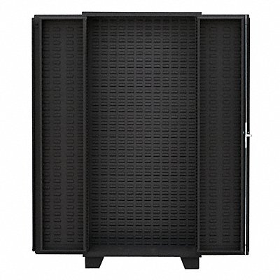 Bin Cabinet Louvered 78 H 60 W 24 D MPN:HO260BL