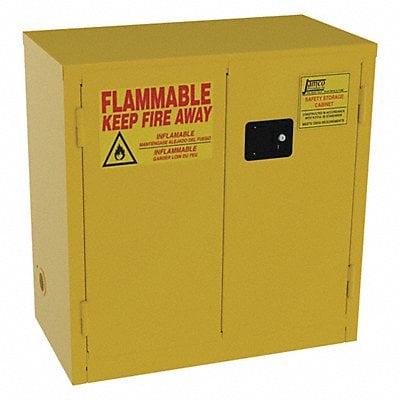 Flammable Safety Cabinet 22 gal Yellow MPN:BS22YP