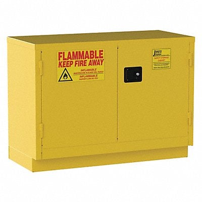Flammable Safety Cabinet 30 gal Yellow MPN:BT30YP