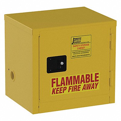 Flammable Safety Cabinet 6 gal Yellow MPN:BU06YP