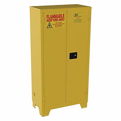 Flammable Safety Cabinet 44 gal Yellow MPN:FM44YP