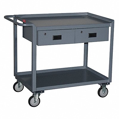 Mobile Wrkstion Steel 48 L 30 W 2 Shelf MPN:SR348P500GP