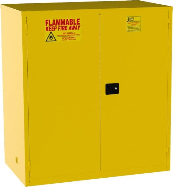 Double Wall Cabinet Cabinet: Manual Closing, 2 Shelves, Yellow MPN:BM120-YP