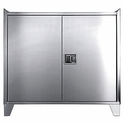 Shelving Cabinet 37 H 36 W Gray MPN:KE136