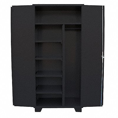 Combo Wardrobe Cabinet 78 H 36 W Black MPN:MS236BL