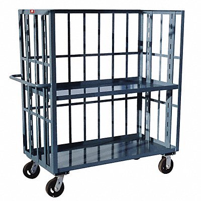 Slat Cart 3000 lb 2 Shelf 48 in L MPN:HZ248P600GP