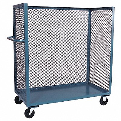 3-Sided Stock Cart 3000 lb 36 In.L MPN:ZB236P600GP