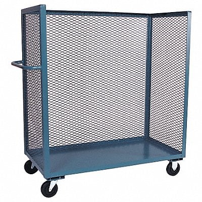 3-Sided Stock Cart 3000 lb 60 In.L MPN:ZB360P600GP