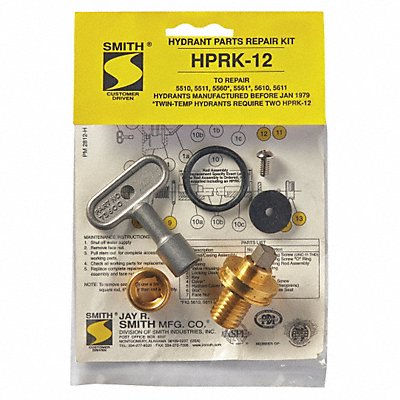 Hydrant Repair Kit MPN:HPRK-12