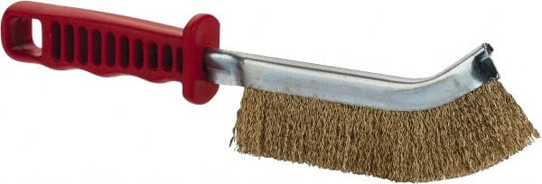 Scratch Brush,  Brass-Coated Steel MPN:85100