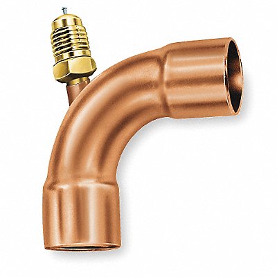 1/4 Access Valve 90 Brass/Copper MPN:A31160