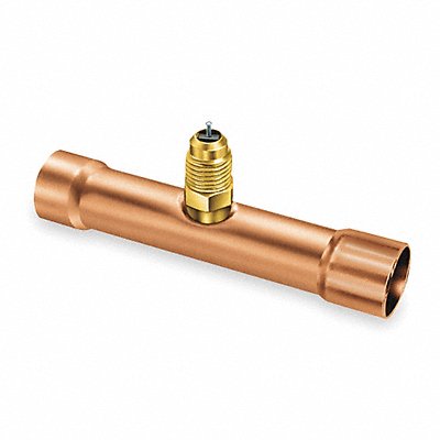 1/4 Access Valve Swaged T Brass/Copper MPN:A31344