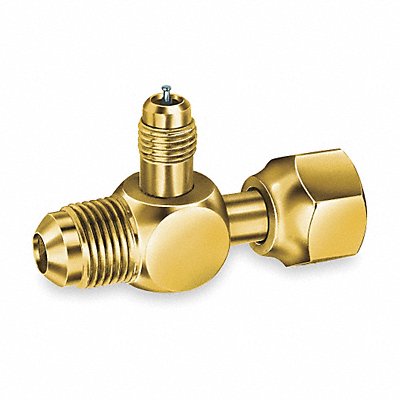 1/4 Access Valve Tee w/ Flare Nut Brass MPN:A31853