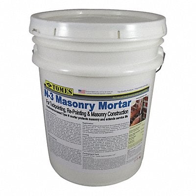 Masonry Mortar 50 lb Pail Gray MPN:N-3